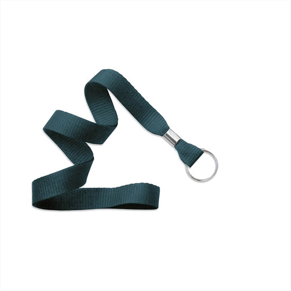5/8" Flat Blank Lanyard (Split Ring)