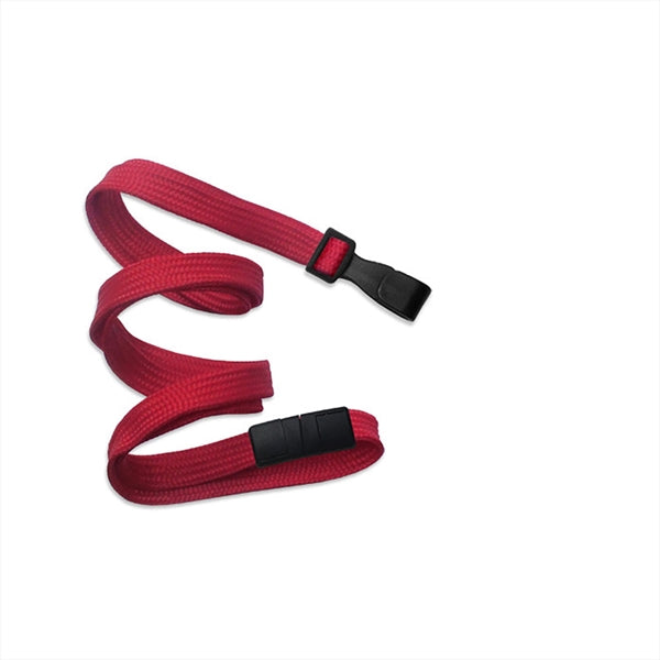 3/8" Tube Blank Lanyard with Breakaway (Wide Plastic J-Hook)