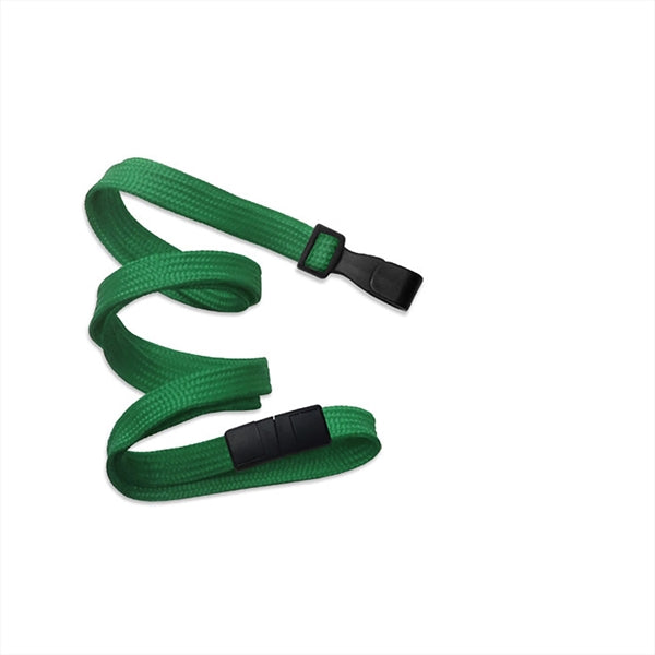3/8" Tube Blank Lanyard with Breakaway (Wide Plastic J-Hook)
