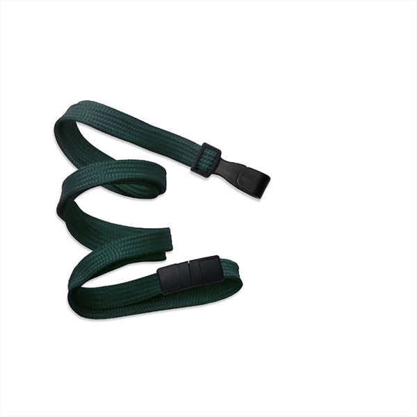 3/8" Tube Blank Lanyard with Breakaway (Wide Plastic J-Hook)