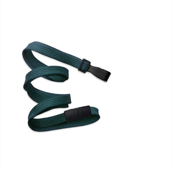3/8" Tube Blank Lanyard with Breakaway (Wide Plastic J-Hook)