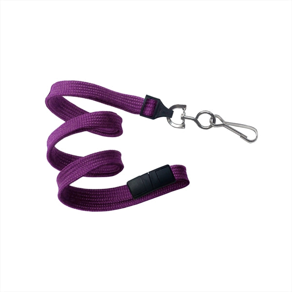 3/8" Tube Blank Lanyard with Breakaway (J-Hook)