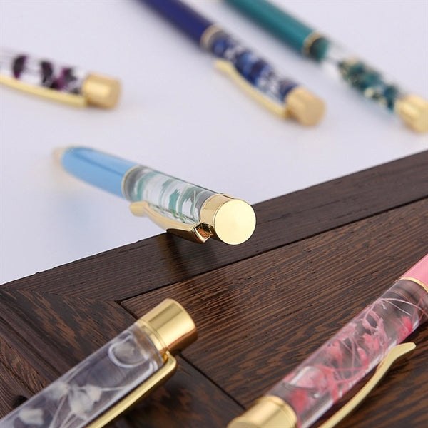 Dried Flower Ballpoint Pen