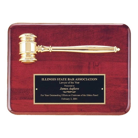 Rosewood Piano Finish Plaque 9x12