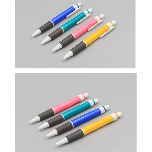 Pressable Plastic Ballpoint Pen