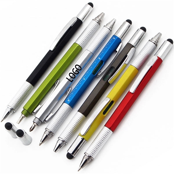 Multifunctional 6 In 1 Tool Pen