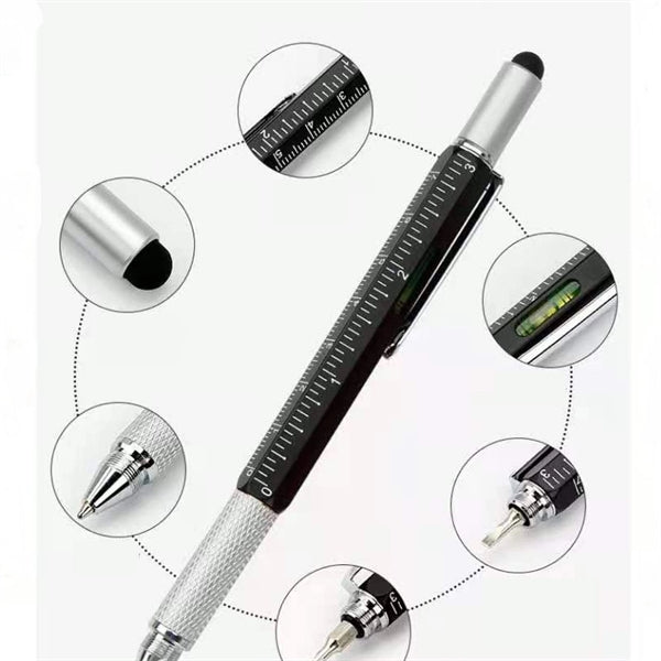 Multifunctional 6 In 1 Tool Pen