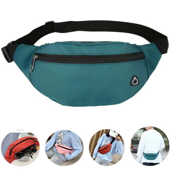 Cross Body Fanny Pack With Headphone Jack