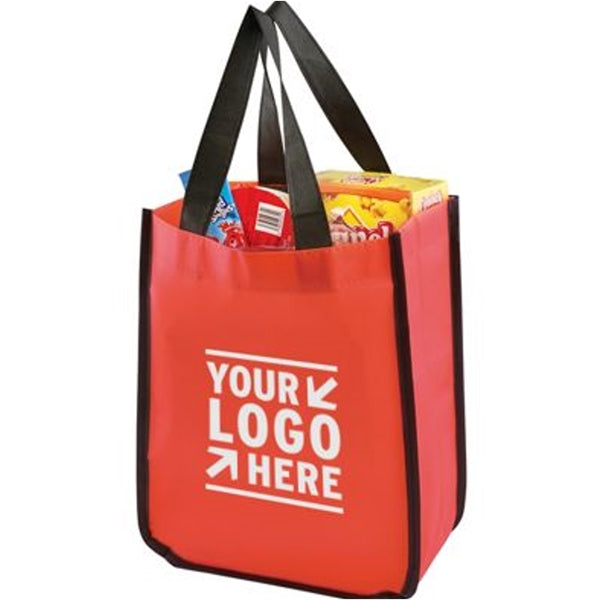 Small Laminated Shopper ToteNon-Woven Fabric