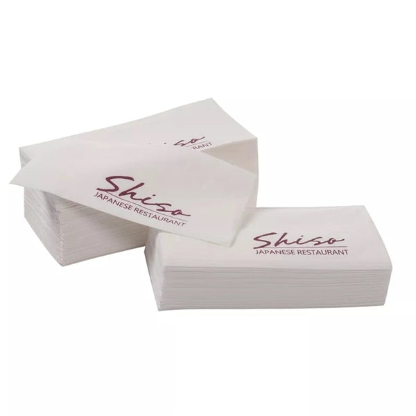 Disposable 2-Ply White Dinner Napkins