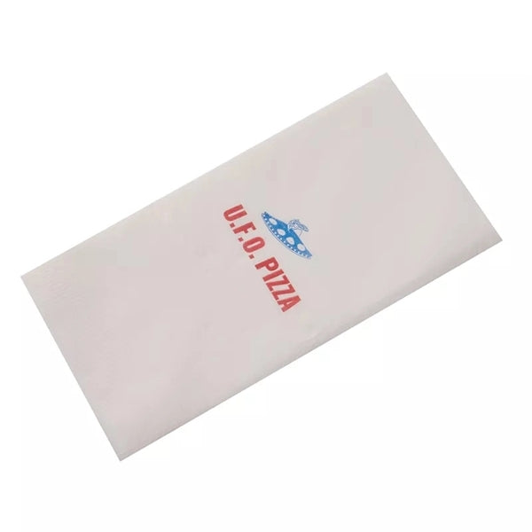 Disposable 2-Ply White Dinner Napkins