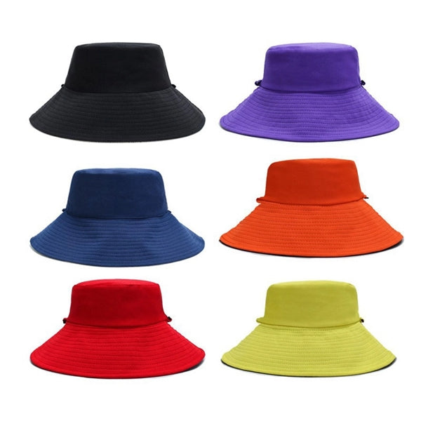 Sun Wide Brim Bucket Hats Fisherman's Caps