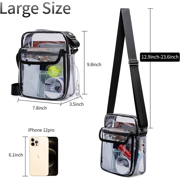 Clear Stadium Bag Approved for Concerts Sports Events