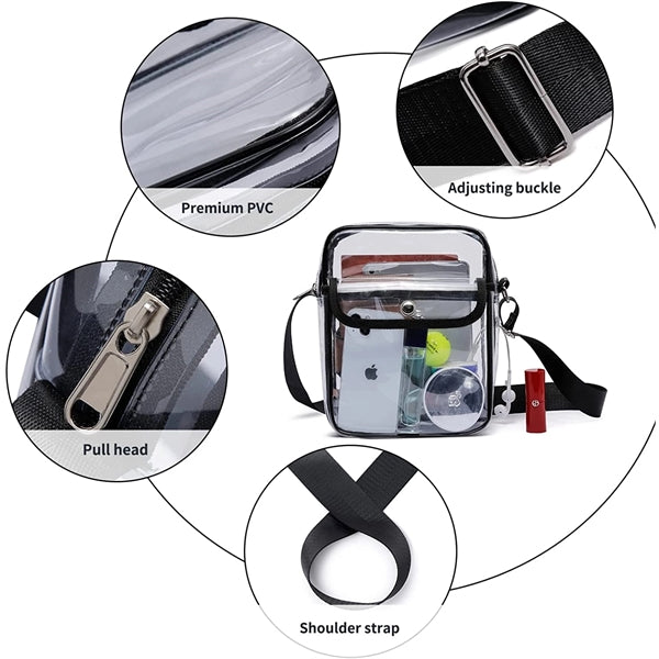 Clear Stadium Bag Approved for Concerts Sports Events