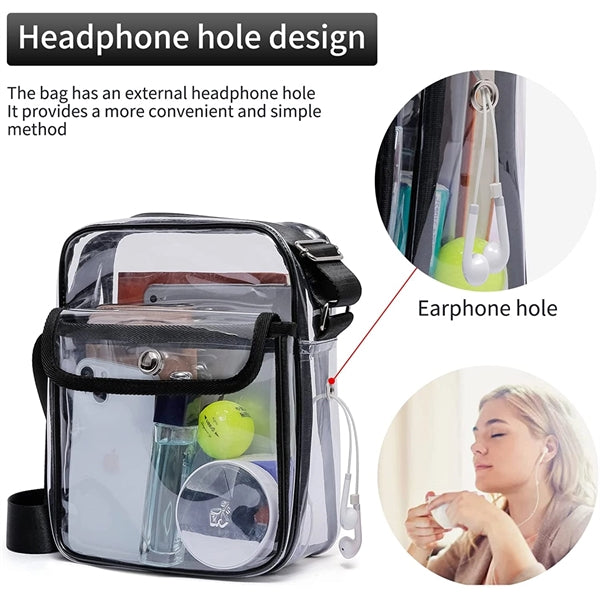 Clear Stadium Bag Approved for Concerts Sports Events