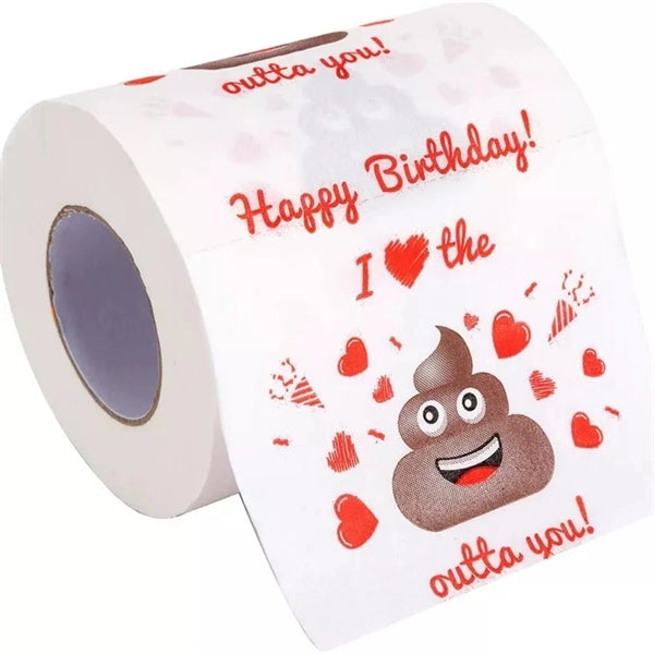 Happy Birthday Funny Toilet Paper Roll