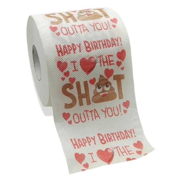Happy Birthday Funny Toilet Paper Roll