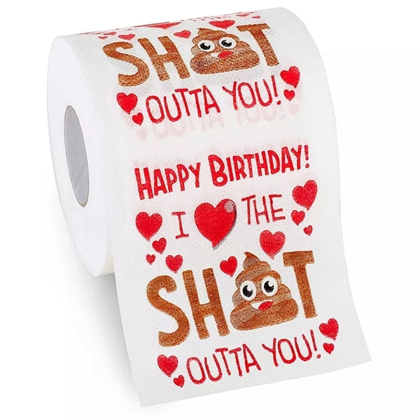Happy Birthday Funny Toilet Paper Roll