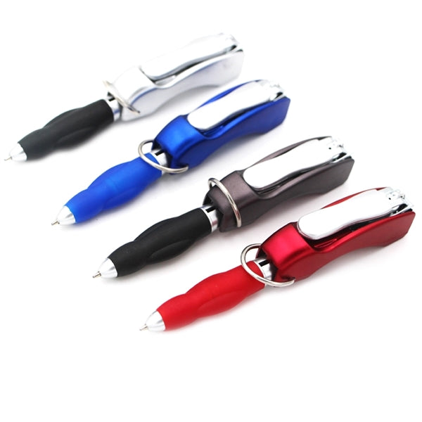 Folding Nail Clipper Ballpoint Pen
