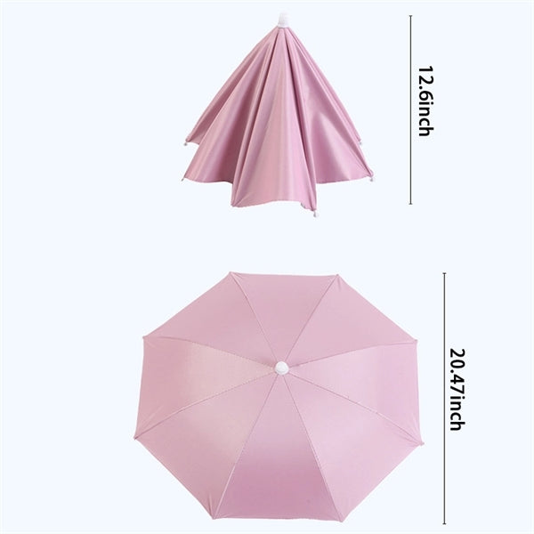 Wearing Hat Umbrella