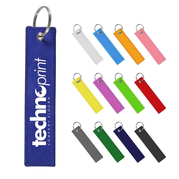 Short Woven Flight Key Tag