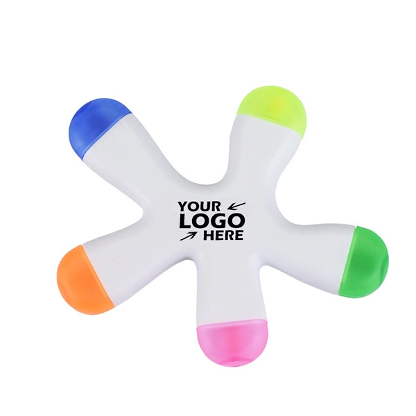 Starfish Irregular Colors Highlighter Pens