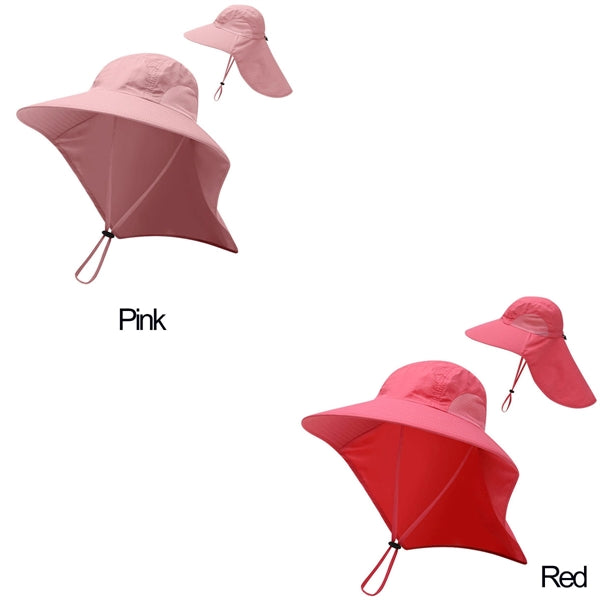 Neck Flap Wide Brim Sun Hat