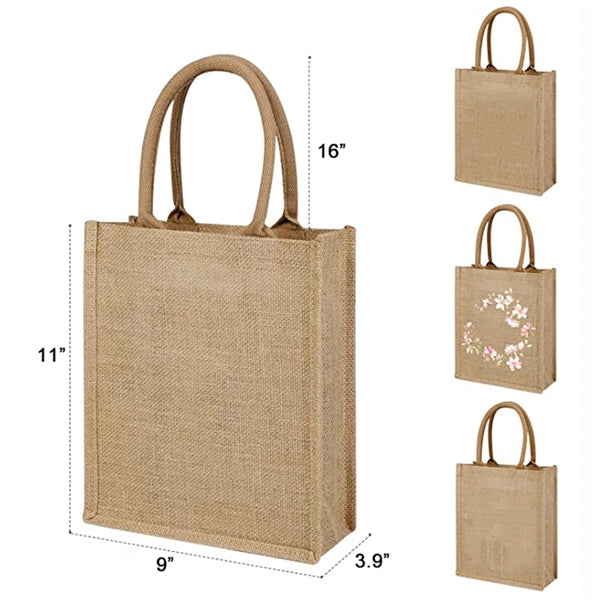 Jute Burlap Tote Bags