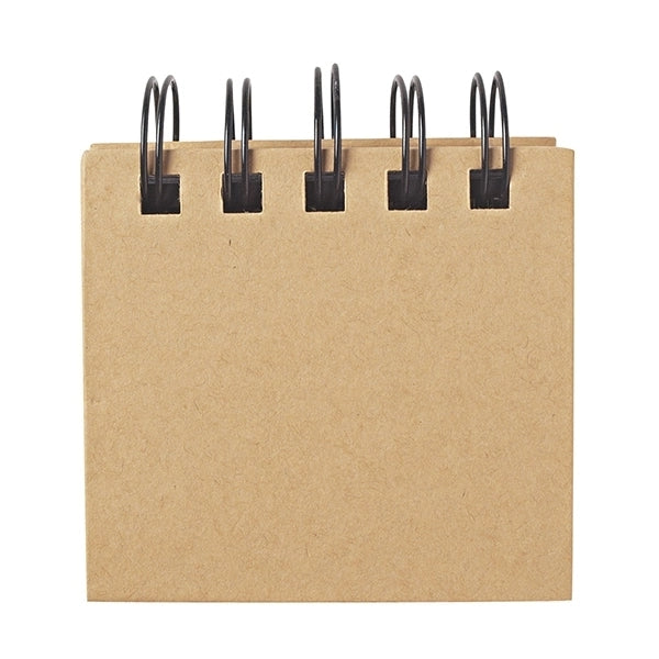 Notebook with Colored Sticky Notes