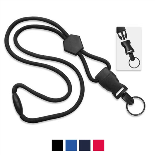 1/4" Lanyard with Diamond Slider & DTach Split Ring
