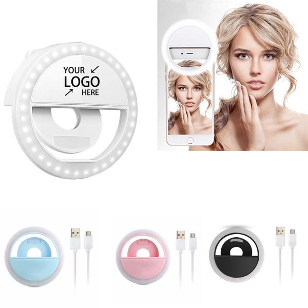 Rechargeable Portable Clip-On Selfie Fill Light