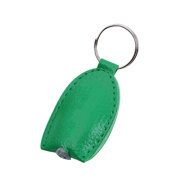 PU Leather LED Flashlight Keychain