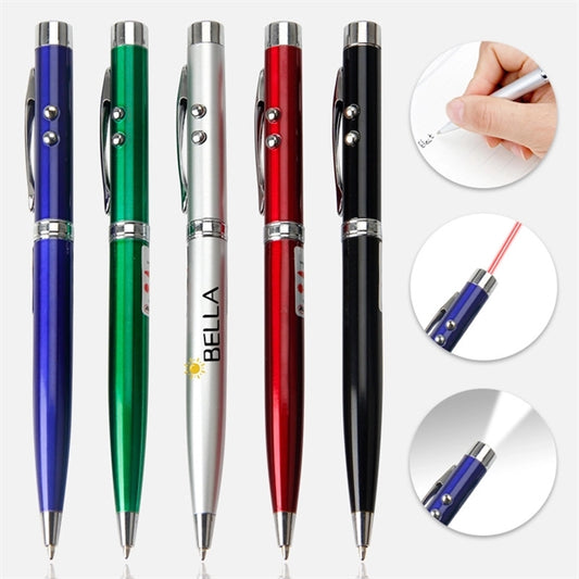 5-In-1 LED Stylus Laser Pointer Touch Screen Ballpoint Pen