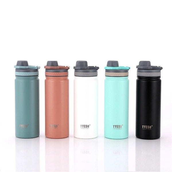 18 oz Stainless Steel Insulated Water Bottle with Lid