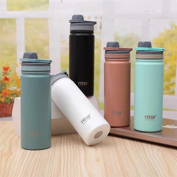 18 oz Stainless Steel Insulated Water Bottle with Lid