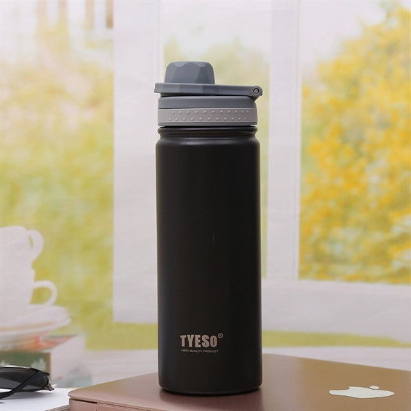 18 oz Stainless Steel Insulated Water Bottle with Lid
