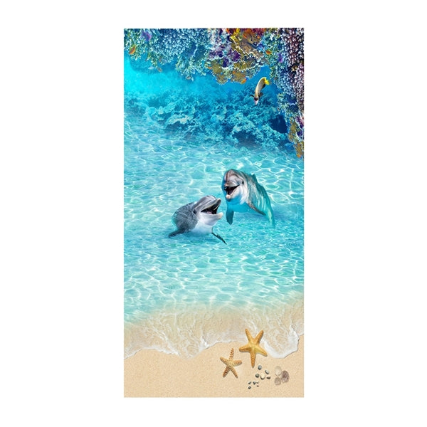 Eco-friendly Sublimated Microfiber Sand Proof Beach Towel