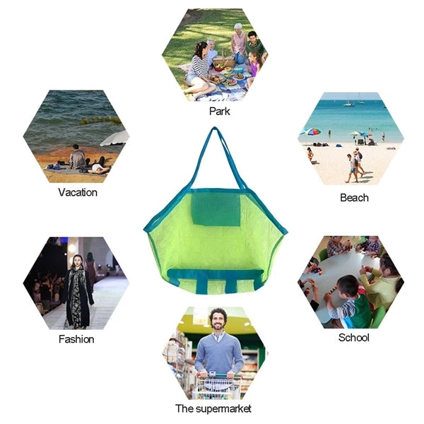 Foldable Mesh Beach Bag