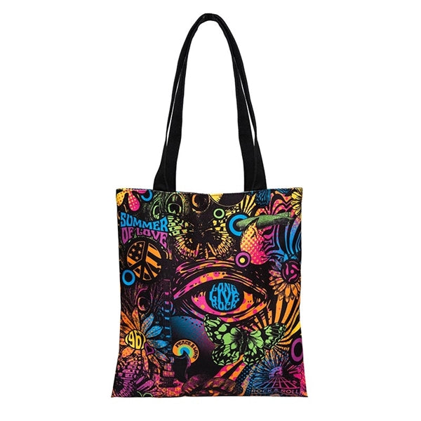 Sublimated Magazine Tote Bag IMPORT (13.5"w x 15.5"h)