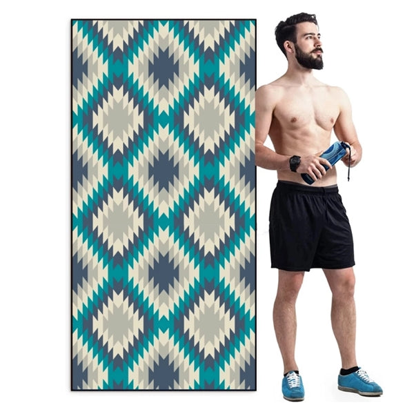 Full Color Velour Beach Towel