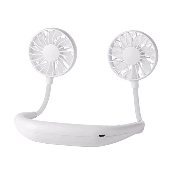Rechargeable Usb Neck-Mounted Fan For Reading Or Sports