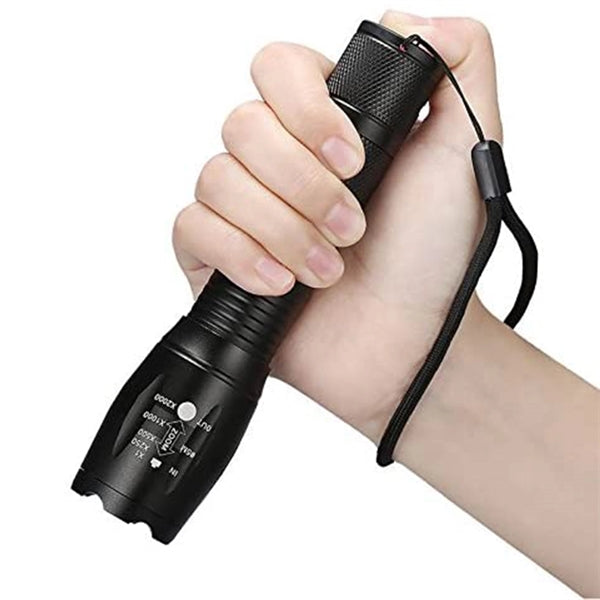 T6 LED Tactical Torch Zoomable Flashlight