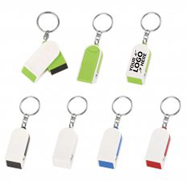 Screen Cleaner and Phone Stand Keychain
