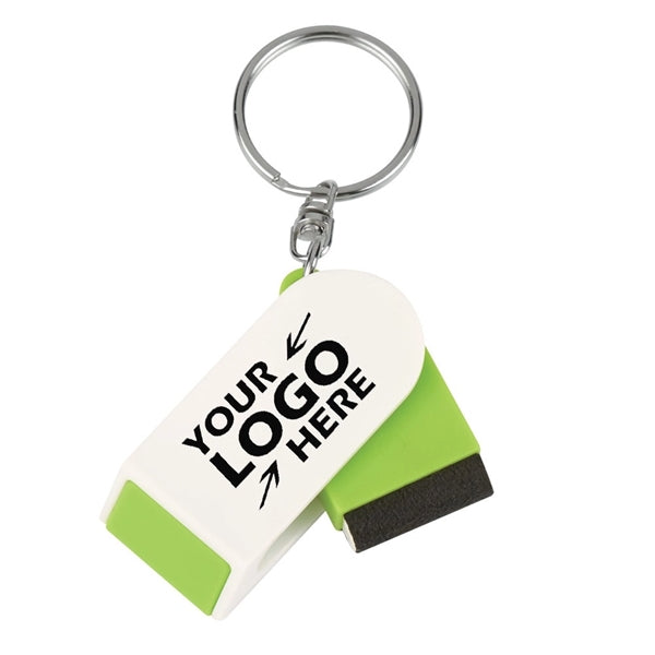Screen Cleaner and Phone Stand Keychain