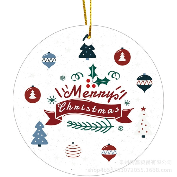 Christmas Ceramic Pendant