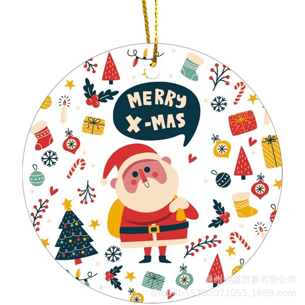 Christmas Ceramic Pendant
