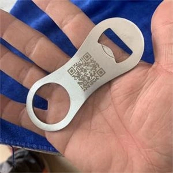 Short Paddle Style Stainless Steel Bottle Opener