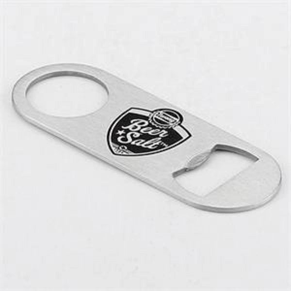 Short Paddle Style Stainless Steel Bottle Opener