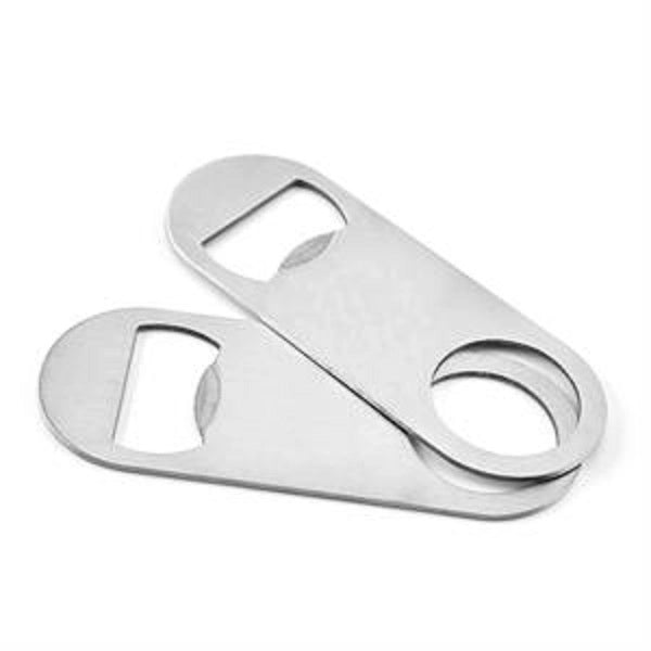 Short Paddle Style Stainless Steel Bottle Opener