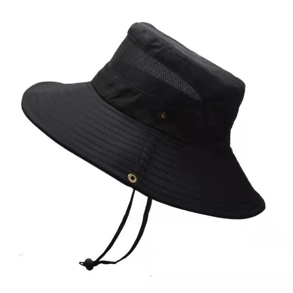 Side Mesh Bucket Fisherman Hat